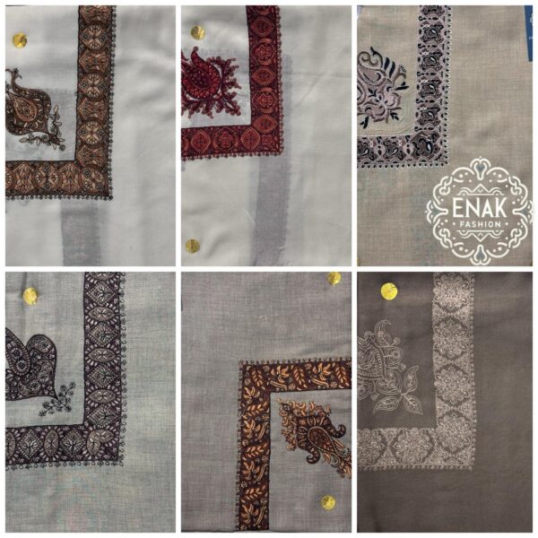 Embroidered Traditional Omani 100% Cotton Shemagh (Masar) - Image 3