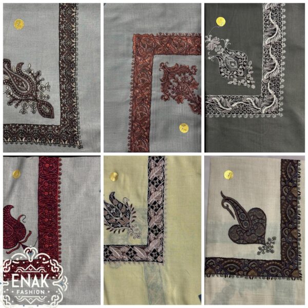 Embroidered Traditional Omani 100% Cotton Shemagh (Masar) - Image 4
