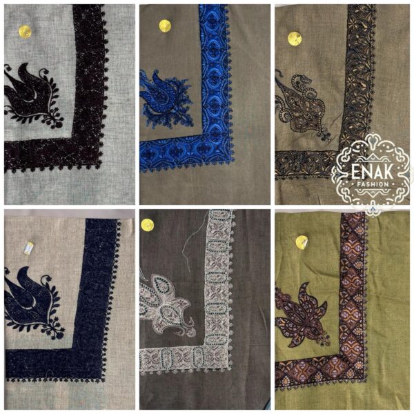 Embroidered Traditional Omani 100% Cotton Shemagh (Masar) - Image 5
