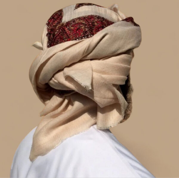 Embroidered Traditional Omani 100% Cotton Shemagh (Masar)