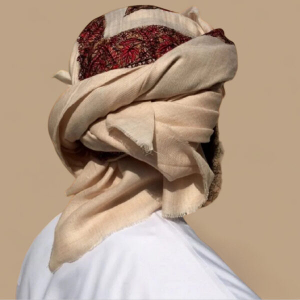 Embroidered Traditional Omani 100% Cotton Shemagh (Masar)
