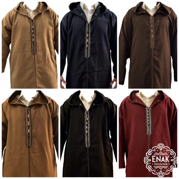 Authentic Moroccan Wool MEN Djellaba (Hooded)