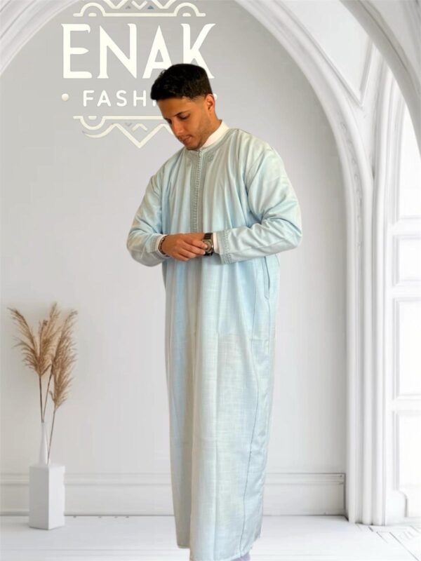 Luxurious Moroccan Gandoura (long-sleeve) non-hooded - Image 2