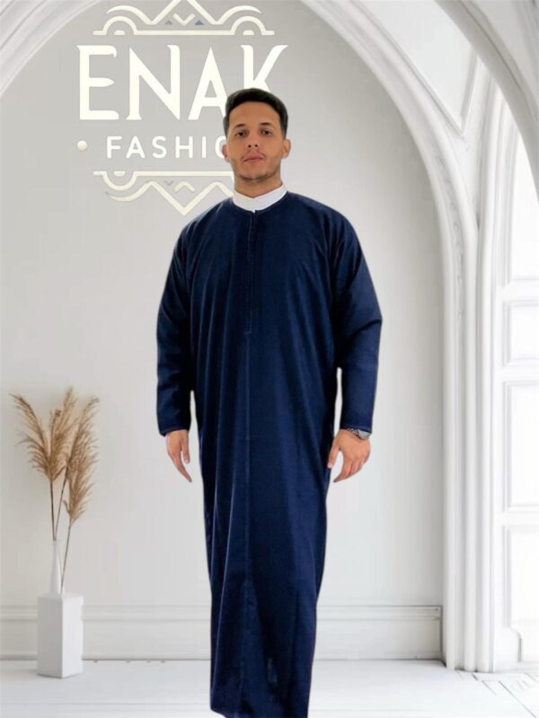 Luxurious Moroccan Gandoura (long-sleeve) non-hooded