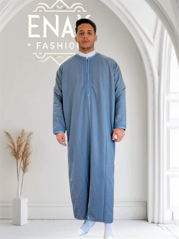 Luxurious Moroccan Gandoura (LONG-sleeve) non-hooded