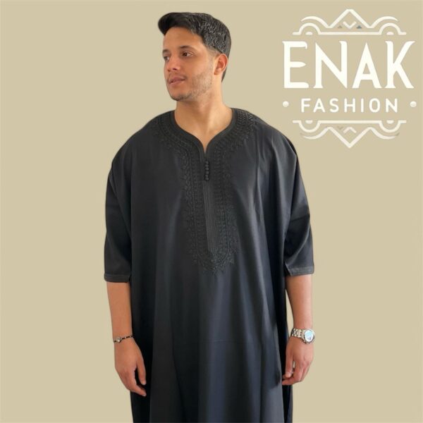 NEW Moroccan Gandoura (SHORT-sleeve) non-hooded