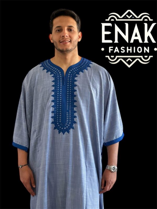 NEW Moroccan Gandoura (SHORT-sleeve) non-hooded