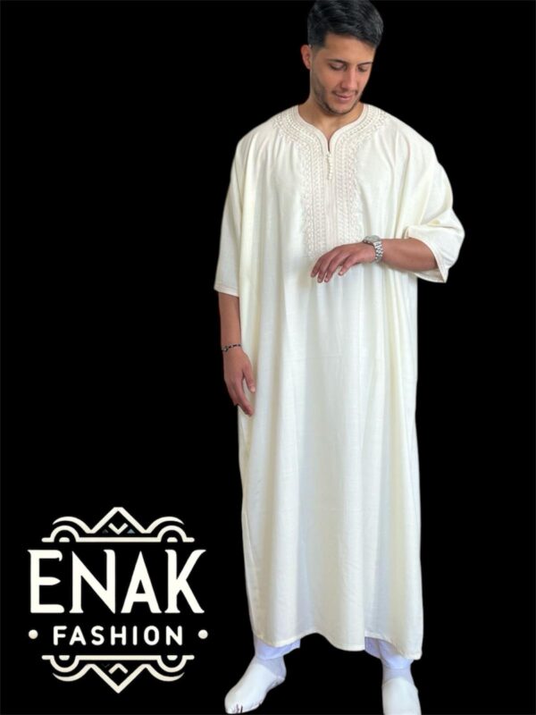 NEW Moroccan Gandoura (SHORT-sleeve) non-hooded